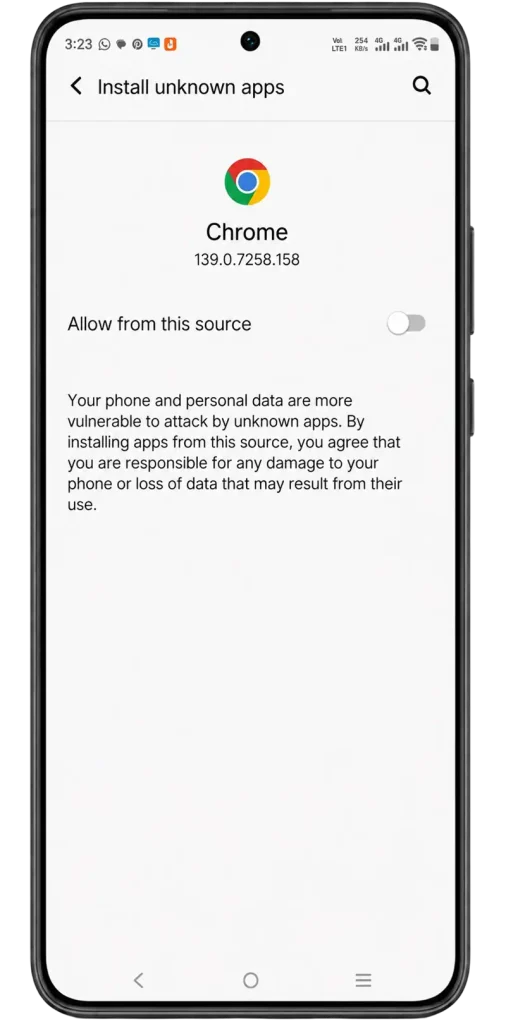 Allow Unknown Apps