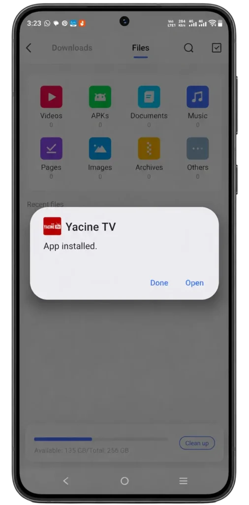 App Installed